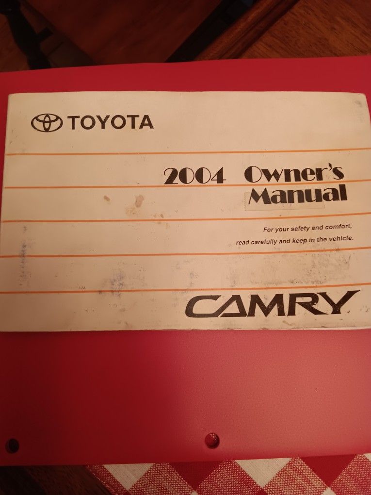 2004 Toyota Camry Manual