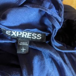 Express Blue Dress Size large 