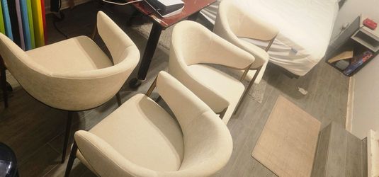 Minimalist dining chairs set 4 pices