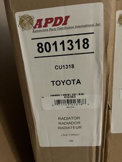Toyota Camry Radiator 