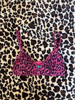 pink leopard print tank top