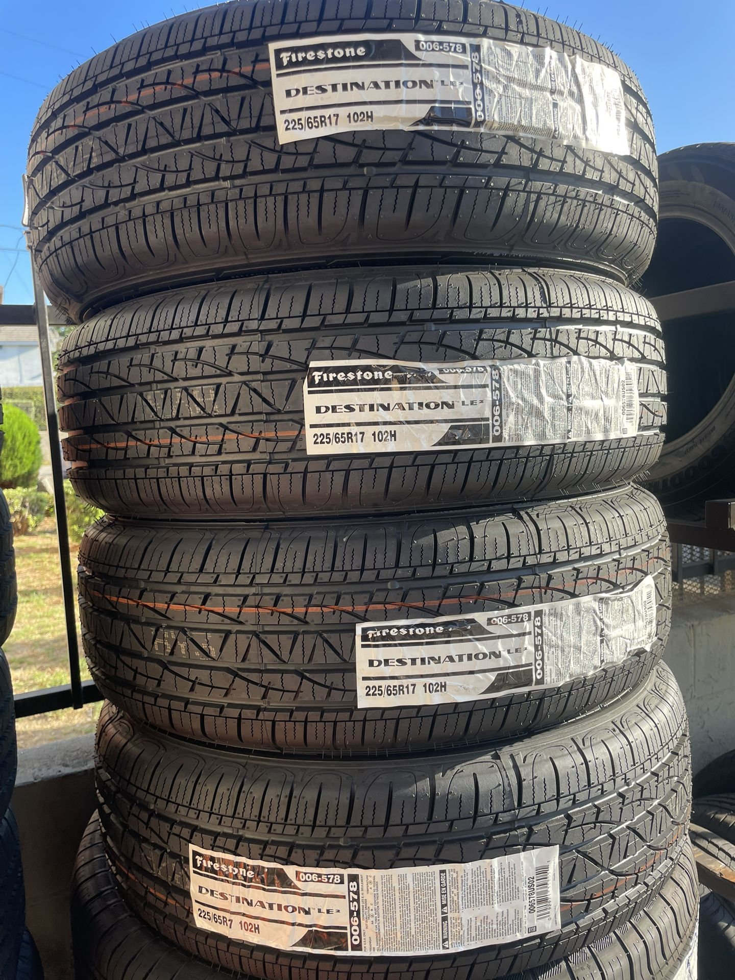 225/65/17 Destintion 4 Tires New Includes Installation And Balanced. - 4 Llantas Nuevas Marca Destination Incluye Instalación Y Balanceo 