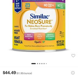 Neosure formula