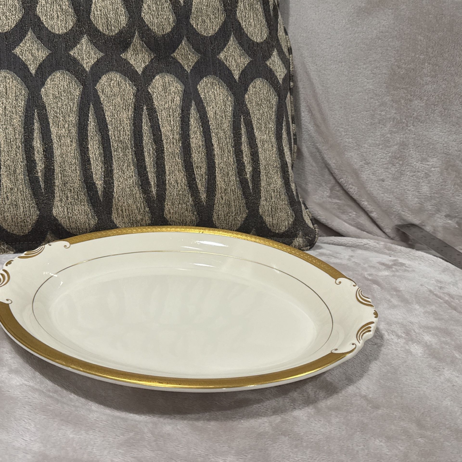  Bracelet Syracuse China Old Ivory  Oval Serving Platter 