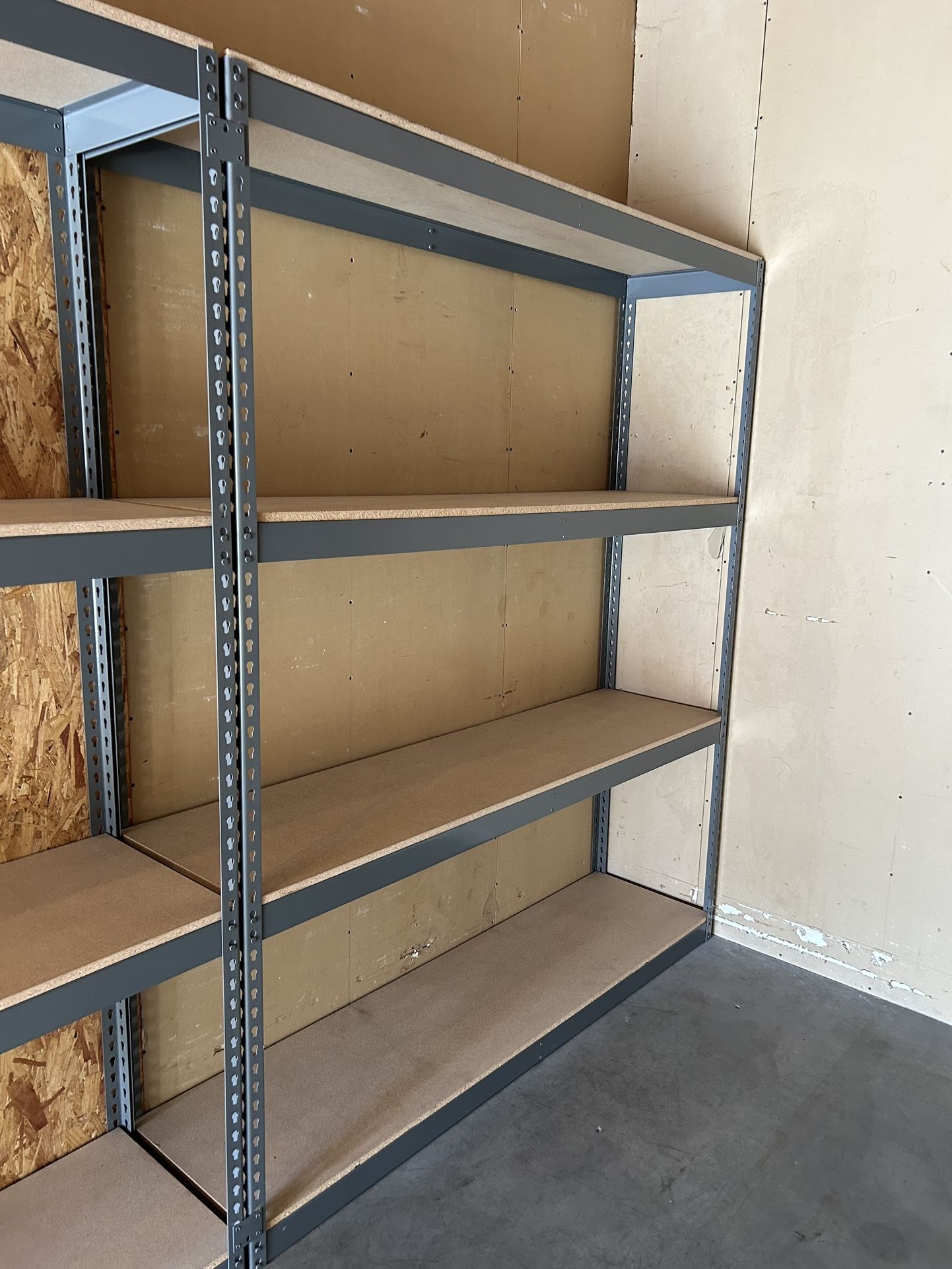 Steel Shelving 72 in W x 18 in D Warehouse Boltless Storage Rack Better Than Homedepot Lowes Delivery Available