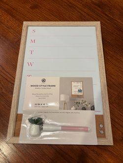 Weekly Dry Erase Board