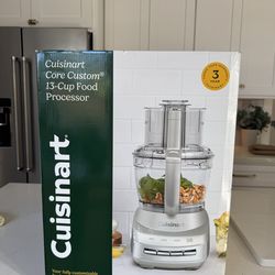 Brand New in Box Cuisinart FP-130SS Core Custom 13-Cup Multifunctional Food Processor, Silver Sand