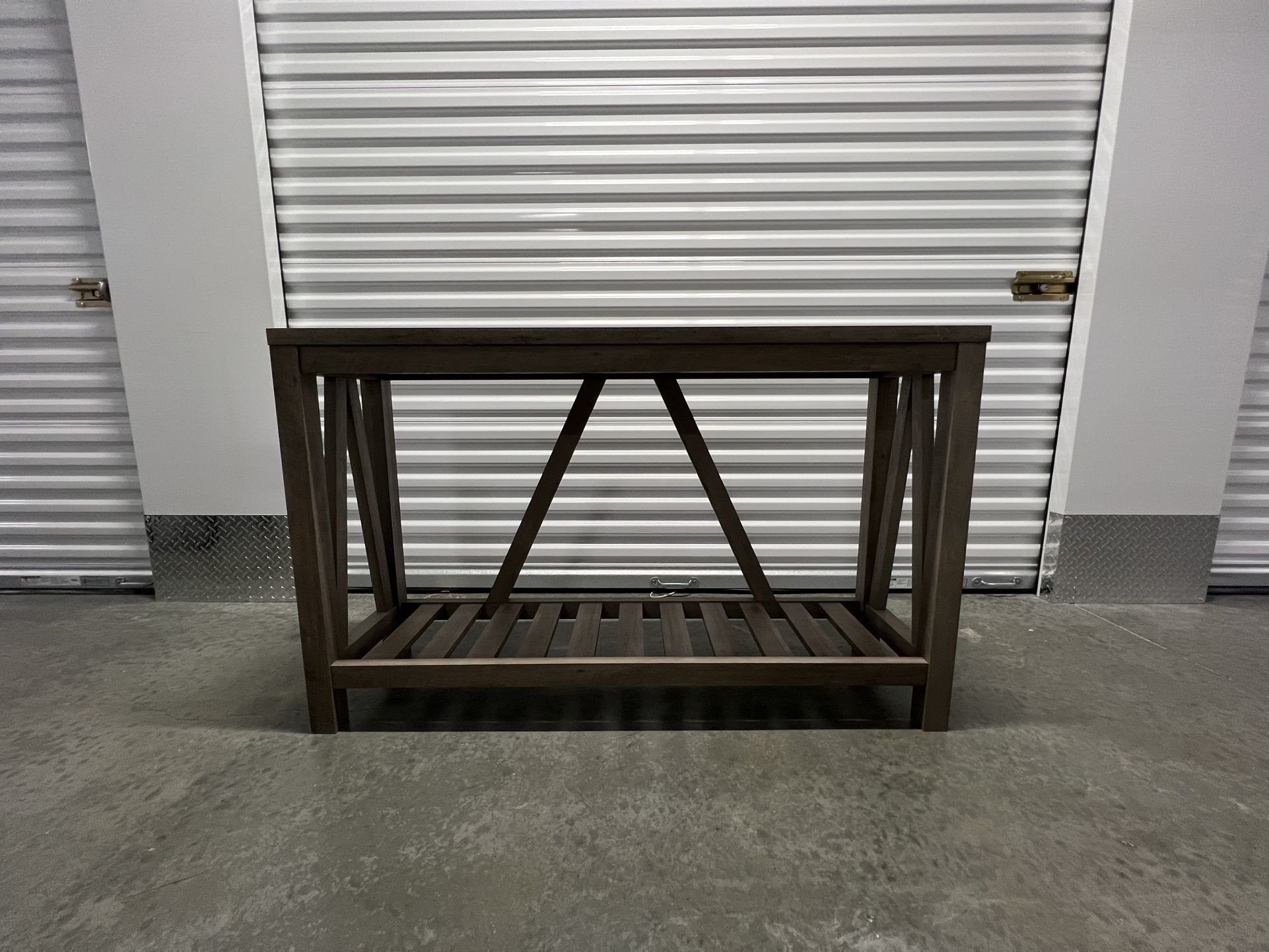 Wood Console Table