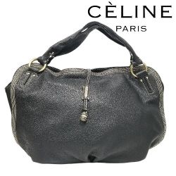Lovely Celine Triomphe Bittersweet XL Jumbo pebbled leather Hobo handbag