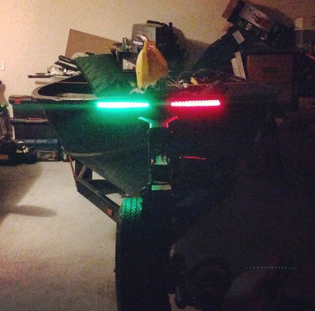12v Boat NAV Running Lights Red and Green NEW