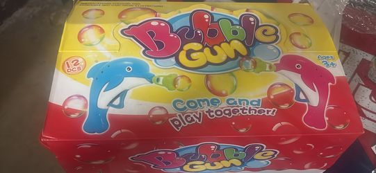 12 pieces bubble gun $18
