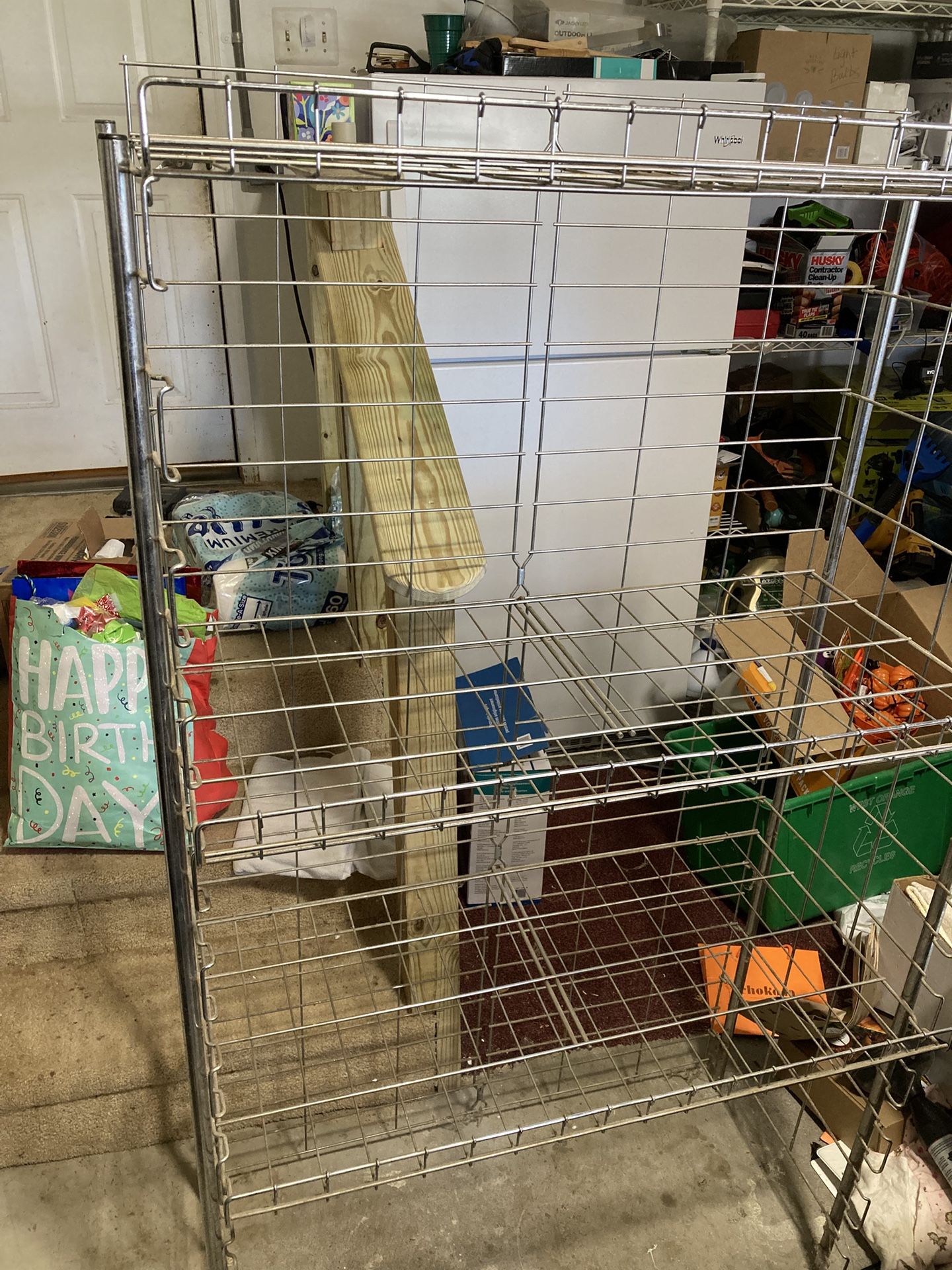 Steel Shelving Rack & Small Shelves 