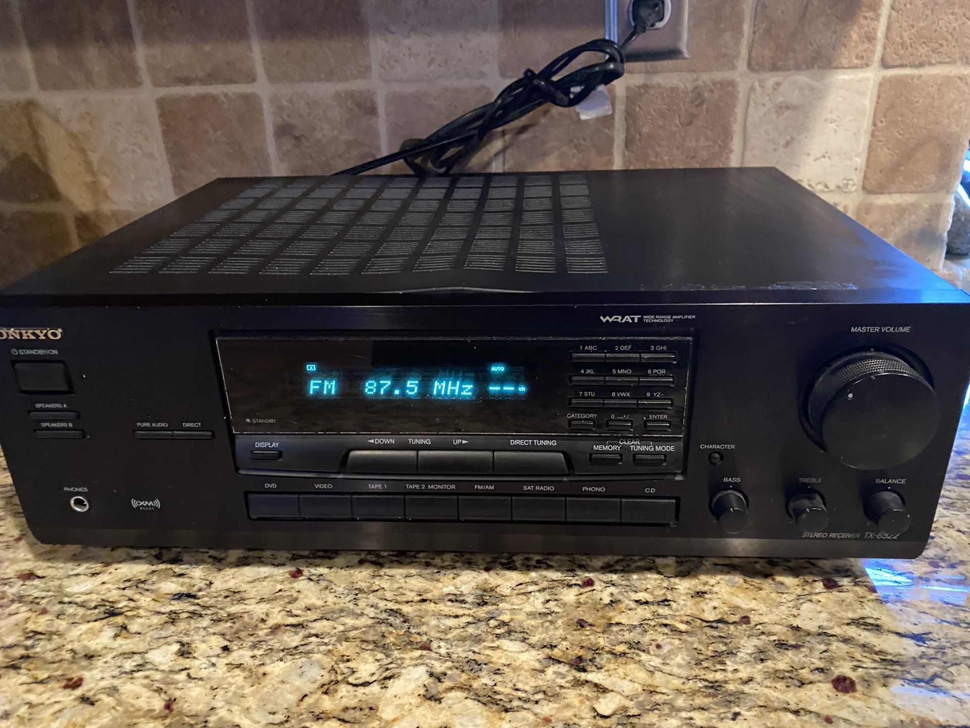 Onkyo Stereo Receiver TX-8522