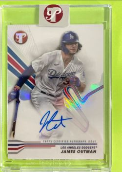 Mint Dodgers James Outman 2024 Topps Pristine Refractor Autograph Card 🔥🔥