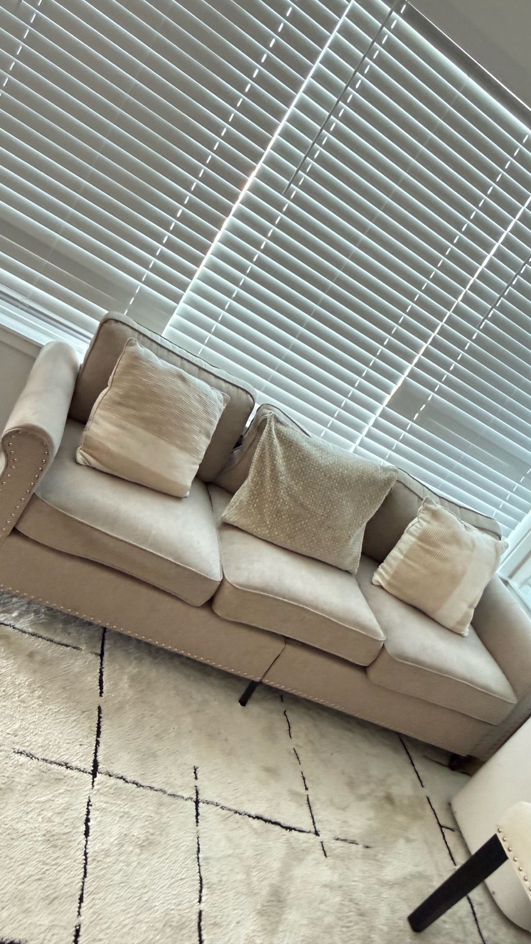 Sofa and two chairs
