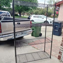 4 Tier Rack Good For Garage Or Outdoor Storage 