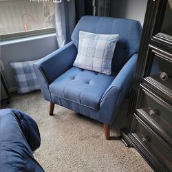 Blue Accent Chairs (2)