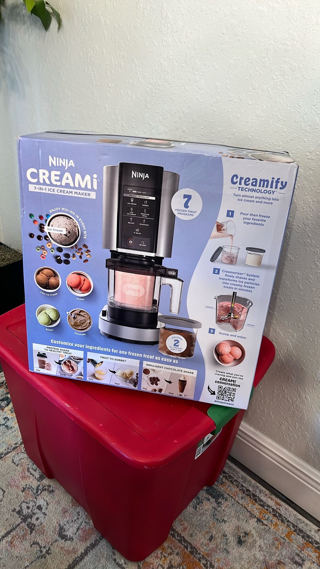 Ninja Creami 7-in-1 Ice Cream Maker Brand New
