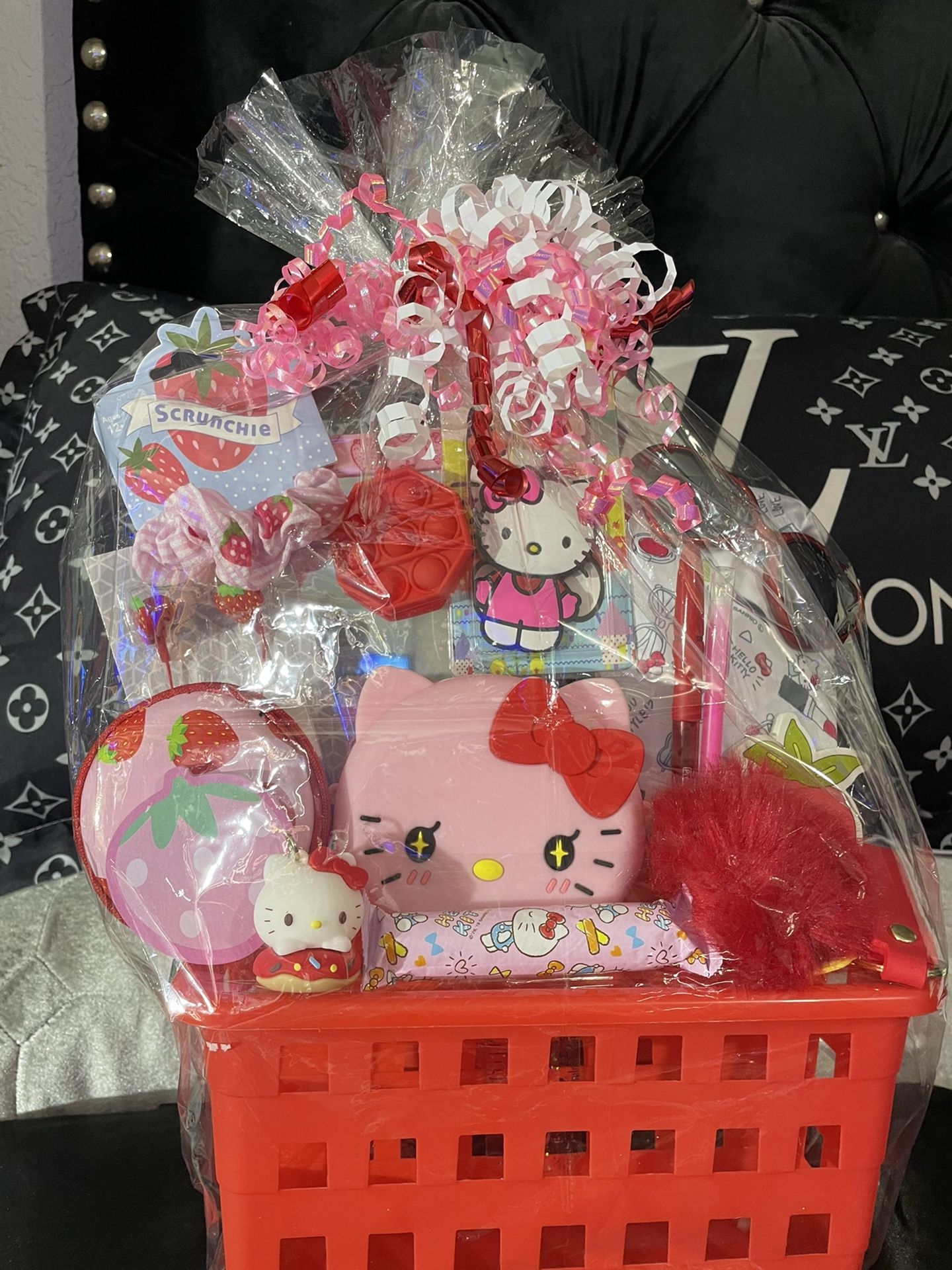 HELLO KITTY GIFT BASKET PEFECT FOR ANYONE …ANY OCCASION