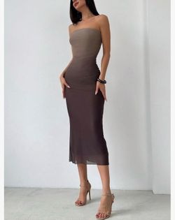 Strapless dress