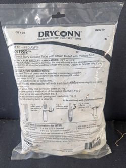 King Innovation 20210 DryConn GTSR wire connector, Tan