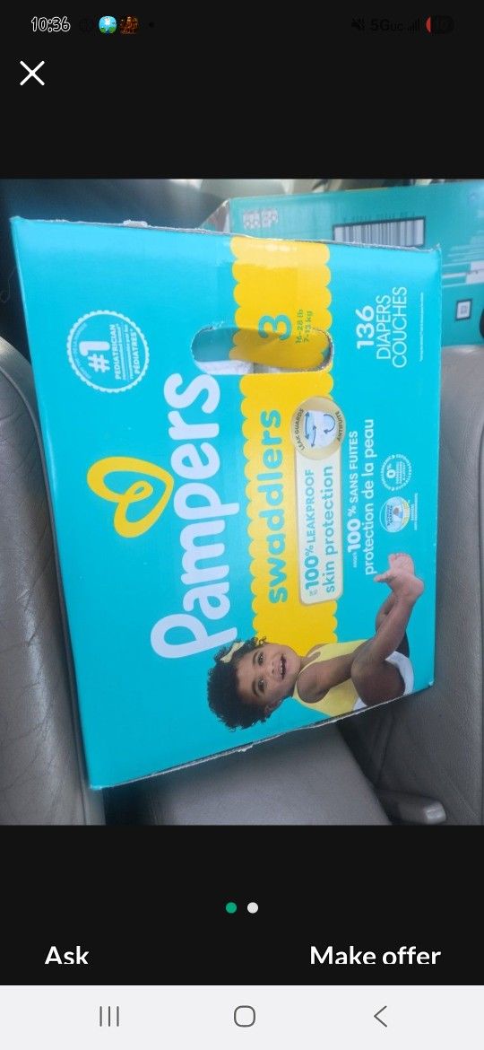 Size 3 136 CT Pampers
