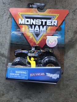 Monster jam 1:64 rare “badnews travelsfast”