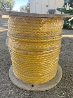 50 Feet of Poly Rope 3/8”
