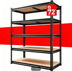 72 H Heavy Duty Metal Storage Shelves