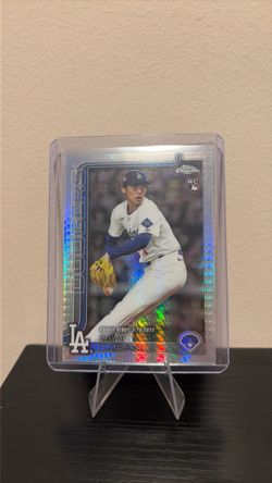 Roki Sasaki Topps Chrome Rookie Card Dodgers RC