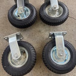 Pneumatic Caster Wheels