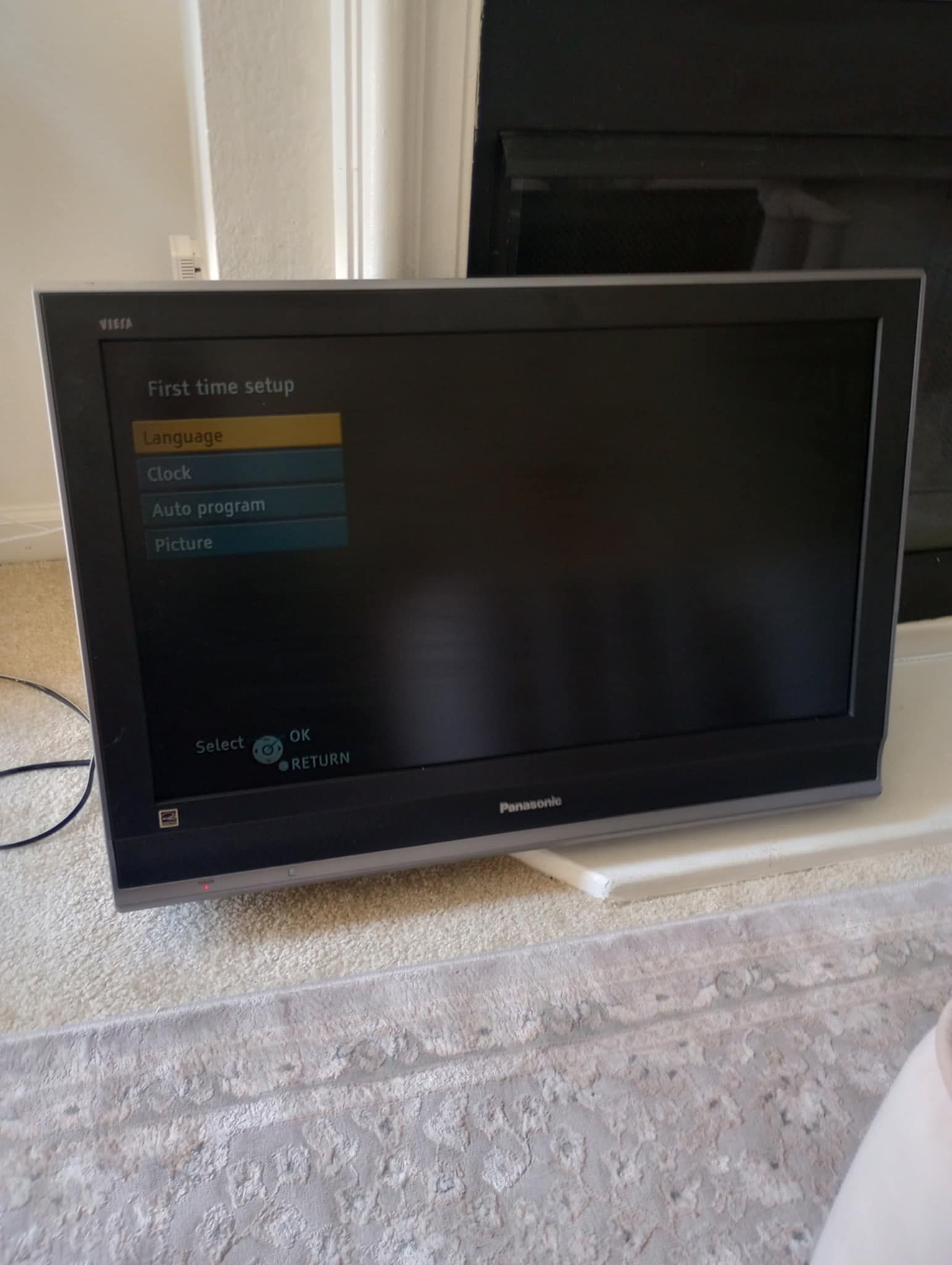 Tv Panasonic 32inch No Remote Controls Like VeryGood