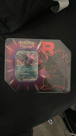 Pokémon TCG Team Rocket's Nidoking ex Tin