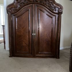 Cherry Oak Armoire 800 Or Best Offer