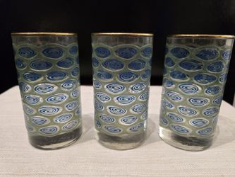 Peacock glass set