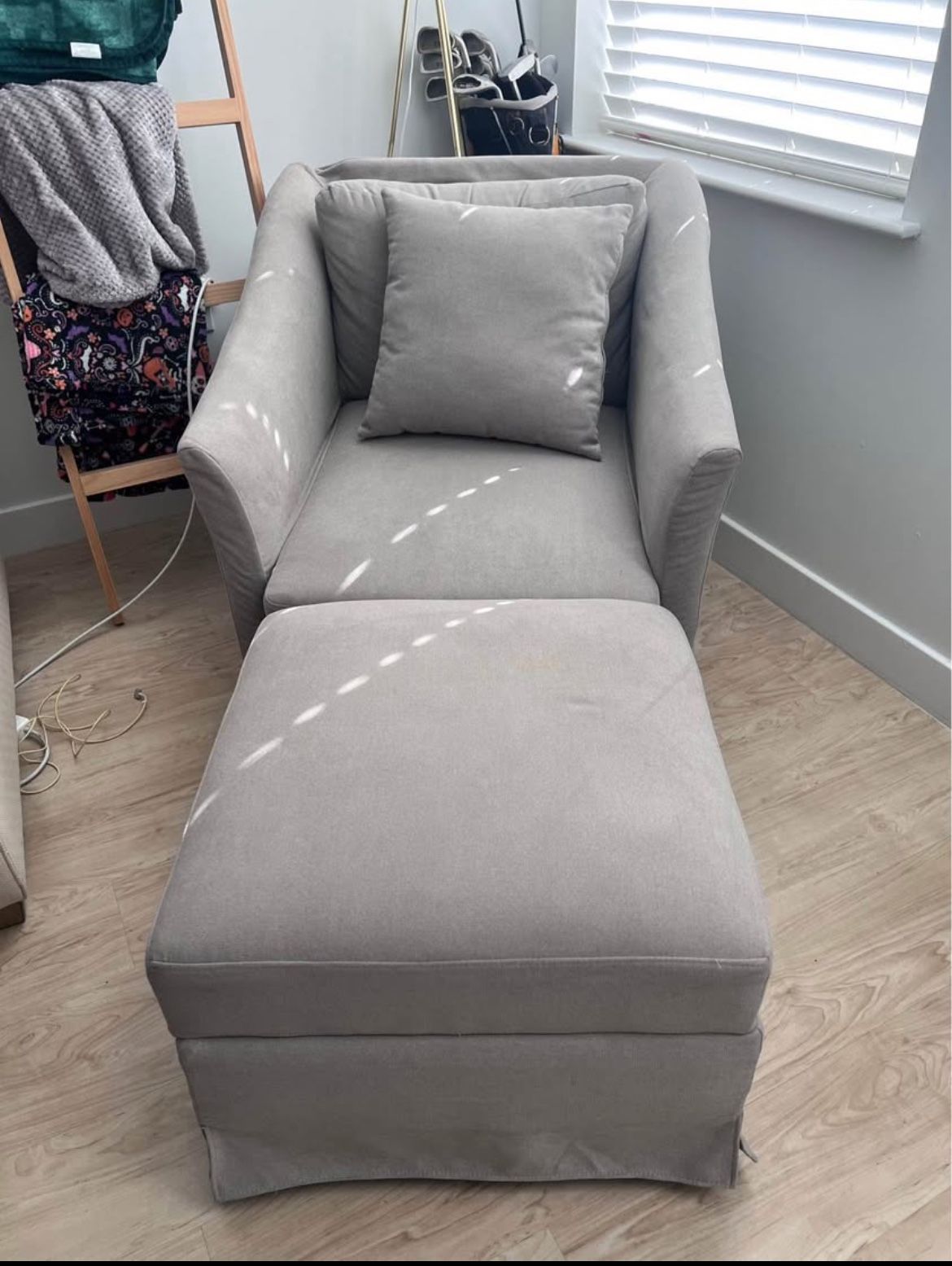 Chair And Ottoman