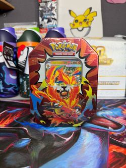 Ascended Heroes Tin [Mega Emboar ex] Pokemon cards
