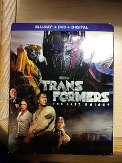 Brand New never opend trancformers the last knight blue ray/dvd combo