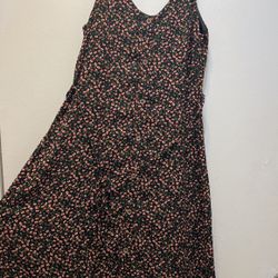 Black Floral Dress