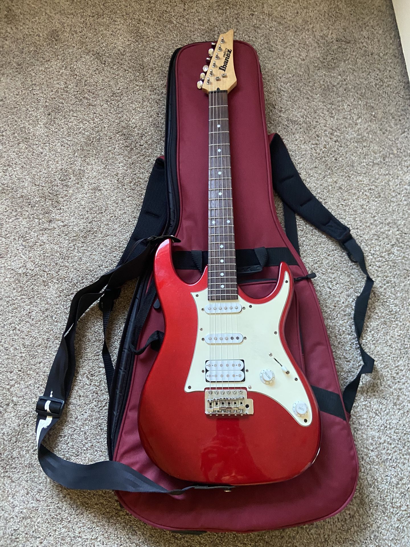 Crimson Red Ibanez Gio Electric Guitar