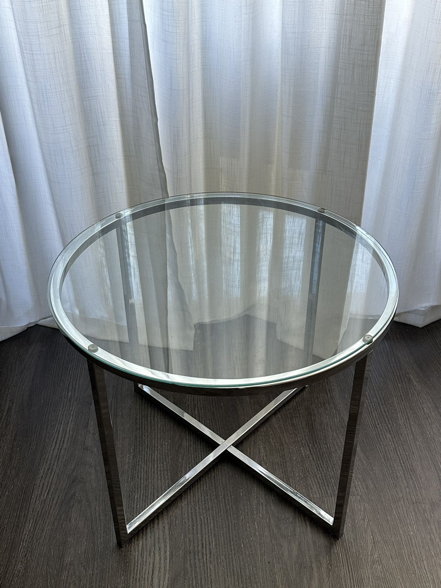 Round Glass Coffee Table
