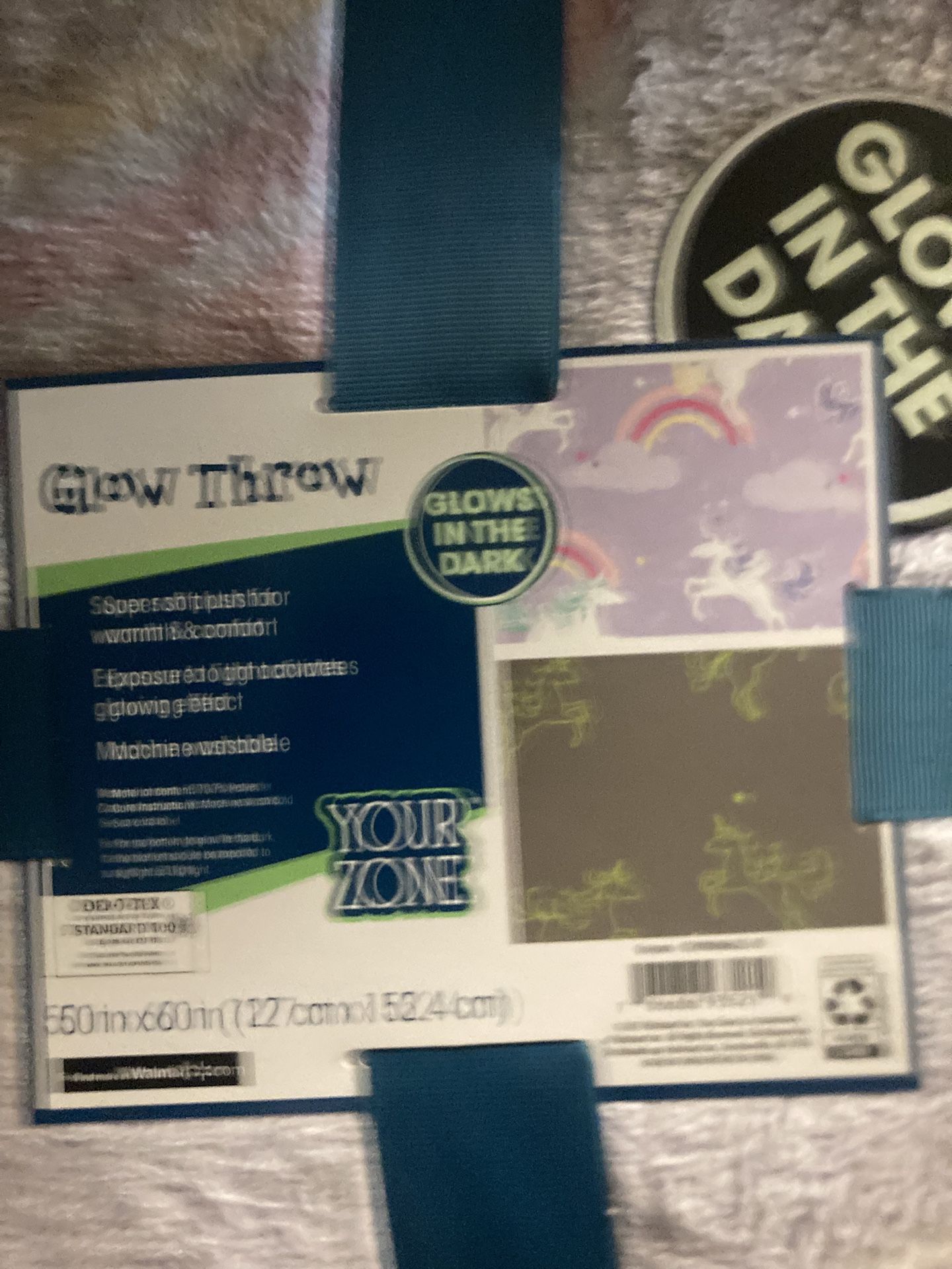 Nine Brand New Unopened Glow In The Dark Glow Throws Great To Cuddle Up With Kids Love Em