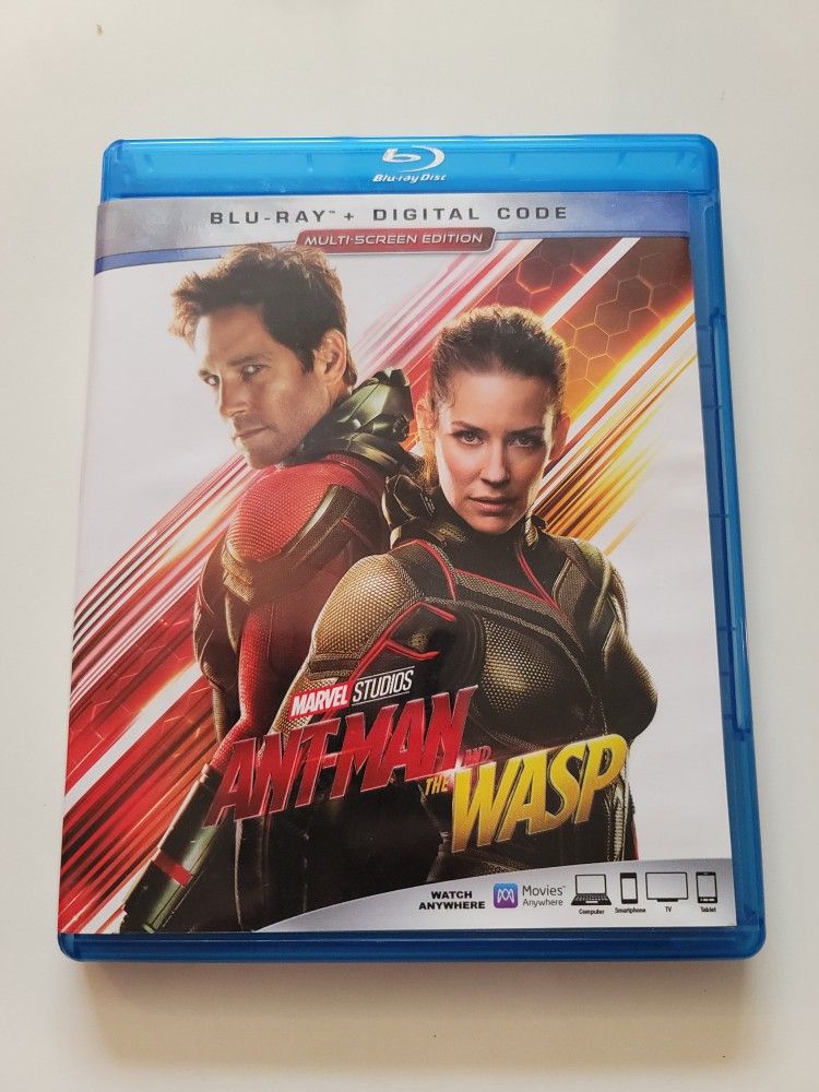 $5 BLU RAY. ANT-MAN AND THE WASP. $5 OR TRADE FOR A MOVIE TITLE I DO NOT ALREADY OWN. BLU RAY ONLY NO DIGITAL .