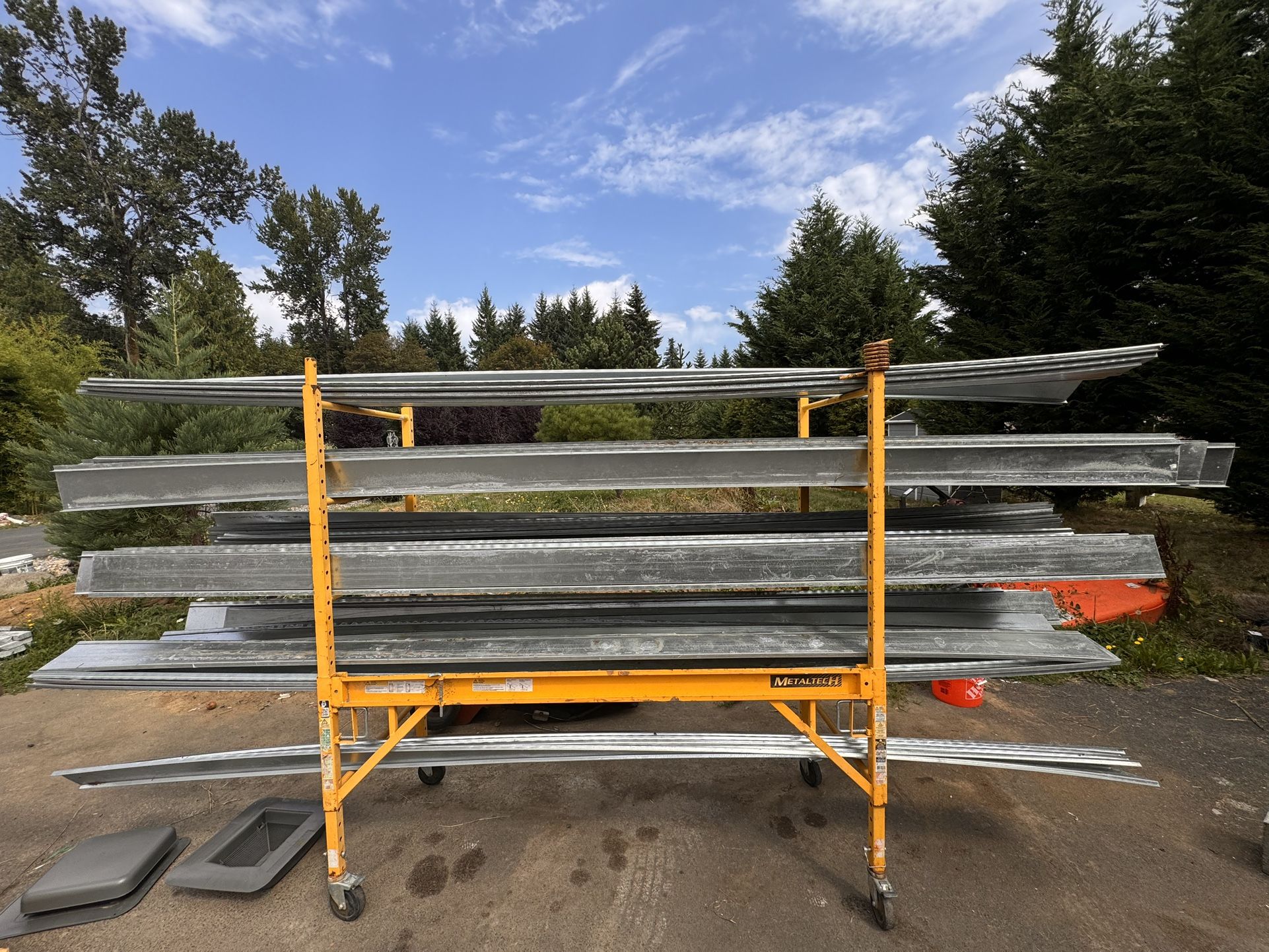 Metal Roofing Or Siding Galvanized 12’ Long  