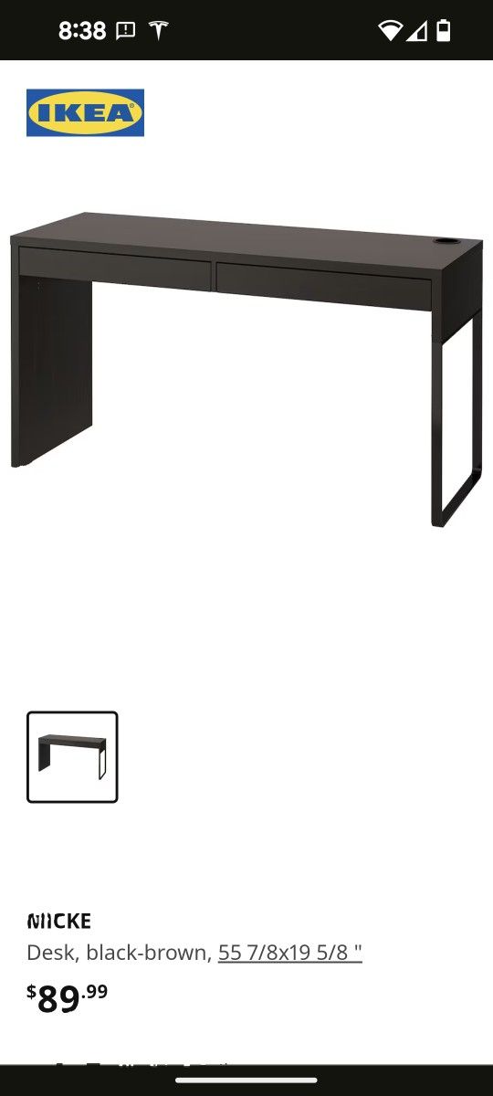 IKEA Mickey Desk & File Cabinet