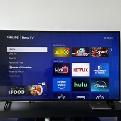 PHILIPS 65“ 4K UHD Roku Tv
