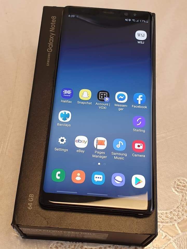 SamsungGalaxy Note 8, Factory Unlocked.. Excellent Condition. Like New . Cell phones & Smartphones