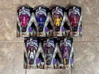 SEALED - Mighty Morphin Power Rangers Movie Legacy 5” inch Figures - 8 x Figures - NEW