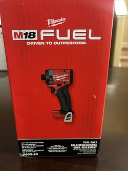 Milwaukee M18 Fuel 1/4” Hex Impact Driver 
