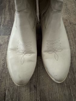 Steve Madden White Boots